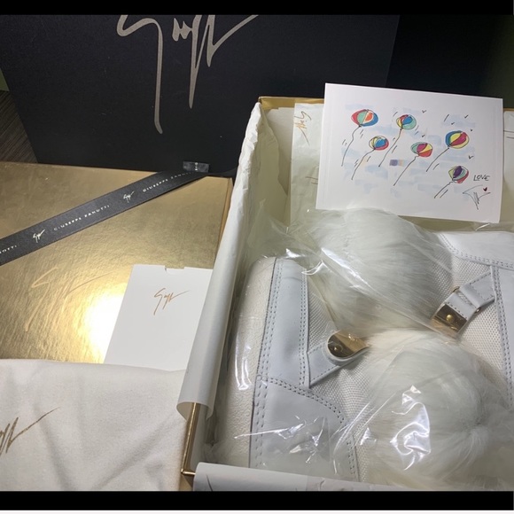 SALE! giuseppe zanotti❄️NEW❄️white snow & ski boot - Picture 4 of 8